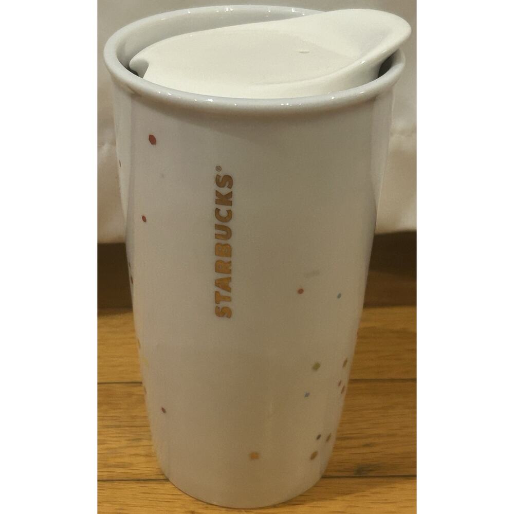Starbucks Best Day Ever Confetti Ceramic 10 oz Tumbler - Picture 2 of 8
